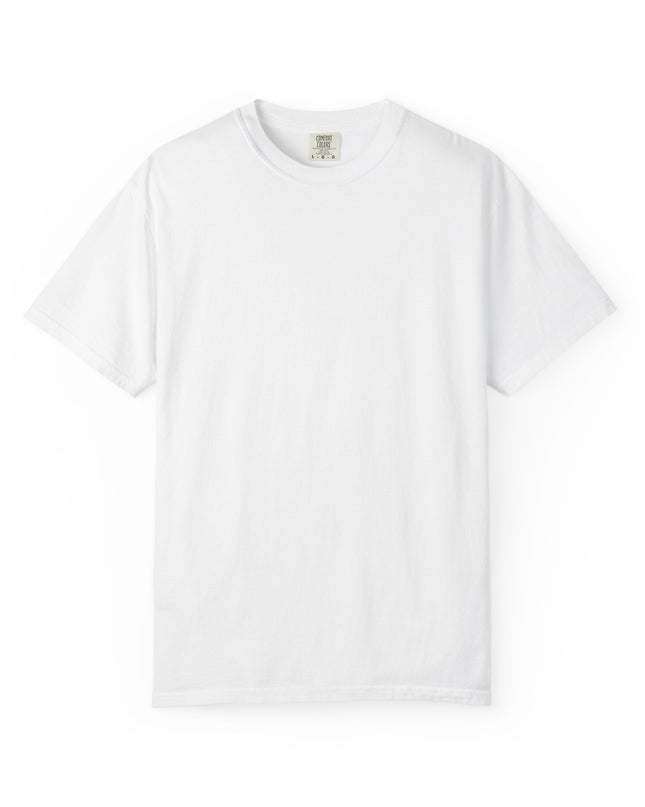 Many Faces - Heavyweight Soft-Feel White T-shirt
