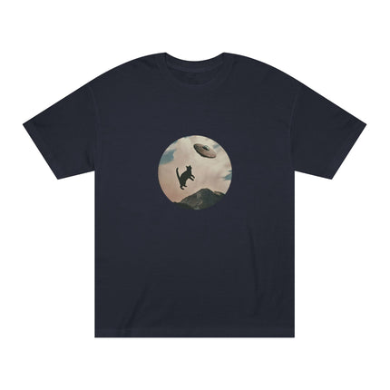 Alien Abduction Cat T-Shirt