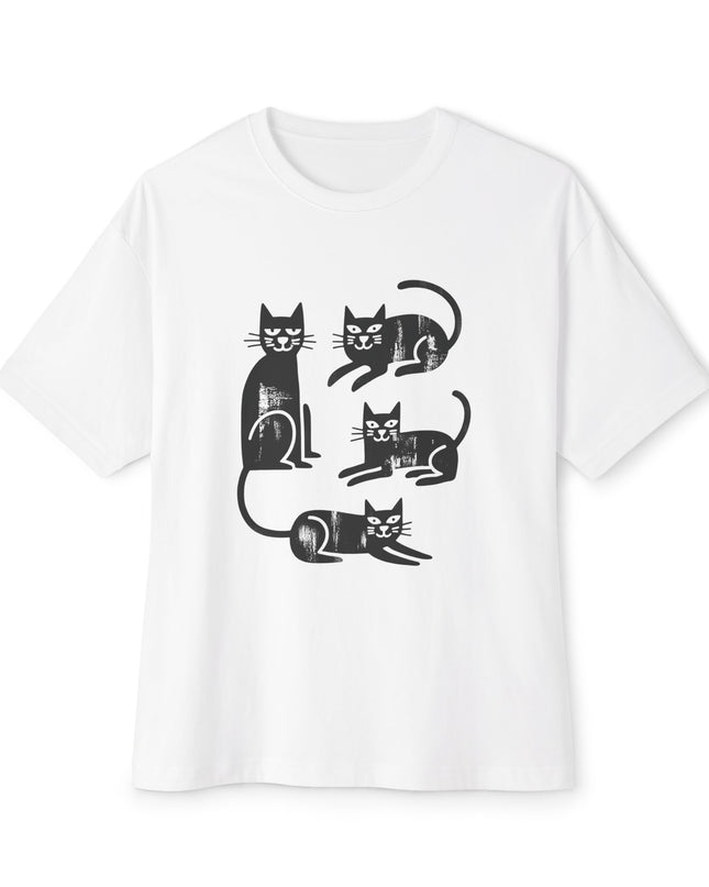 Cat Meetup Oversize Tee