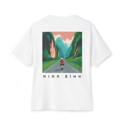 Ninh Bing Scooter Ride Tee - Heavyweight Oversized T-Shirt For Men