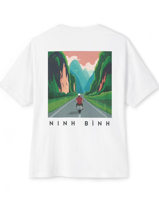 Ninh Bing Scooter Ride Tee - Heavyweight Oversized T-Shirt For Men