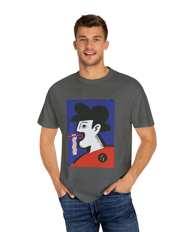 Whimsical Artistic T-Shirt with Bacon Design